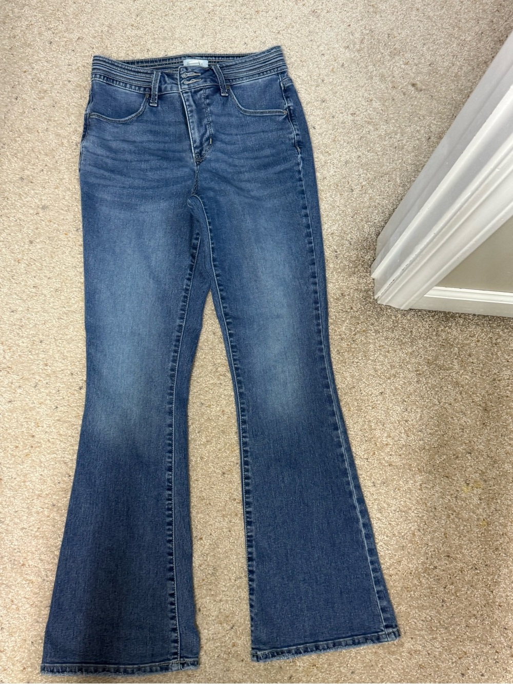 Maurices Everflex Women's Blue Flare Jeans